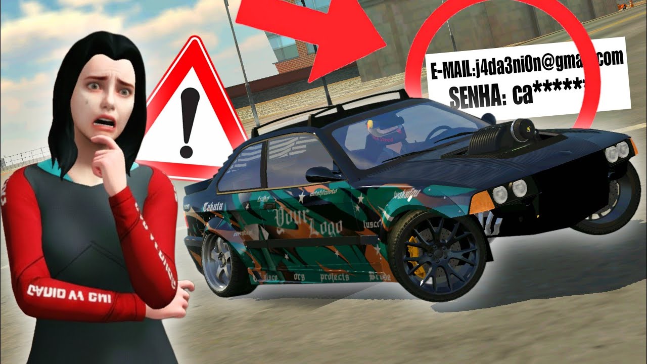 CAÍ no GOLPE da CONTA FALSA no CAR PARKING MULTIPLAYER
