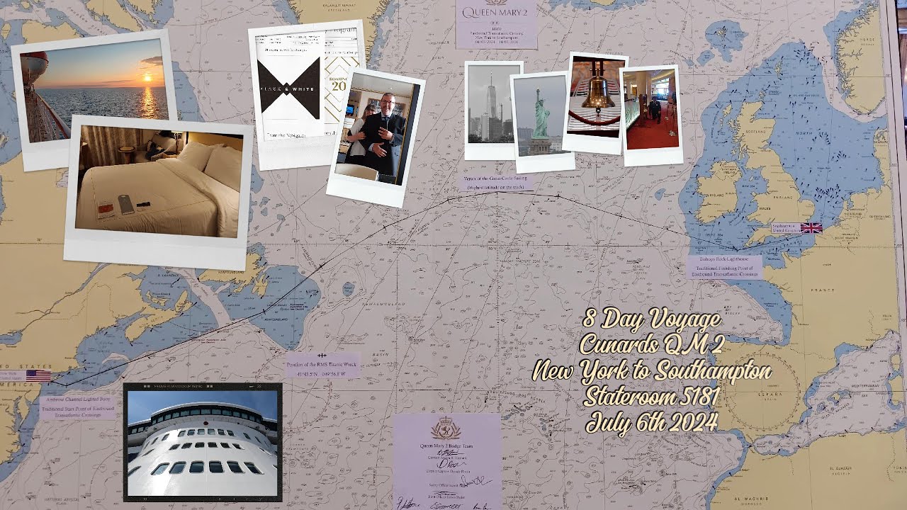 Queen Mary 2 Stateroom 5181 Transatlantic Voyage July 2024