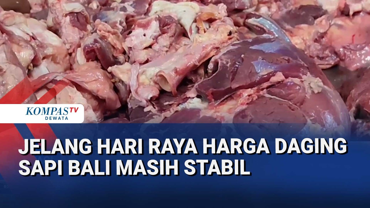 Jelang Hari Raya Harga Daging Sapi Bali Masih Stabil