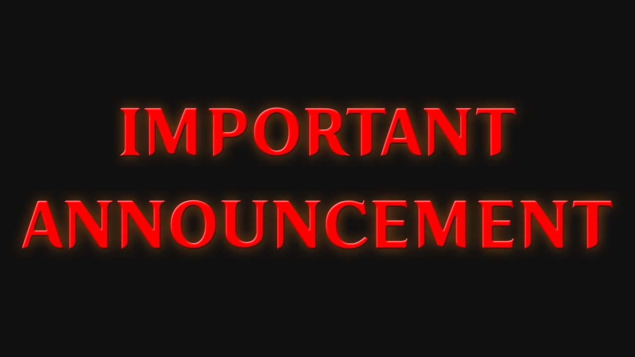 【PENGUMUMAN!】Tentang nasib channel ini ke depannya...