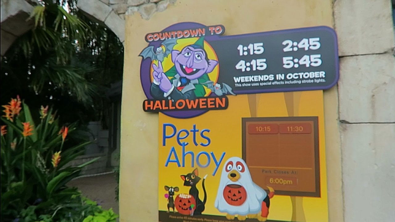 SeaWorld Countdown to Halloween Show!