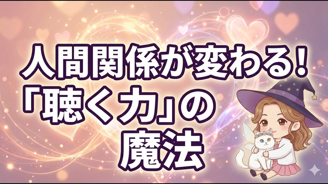 「アクティブリスニング」が人間関係を変える仕組み