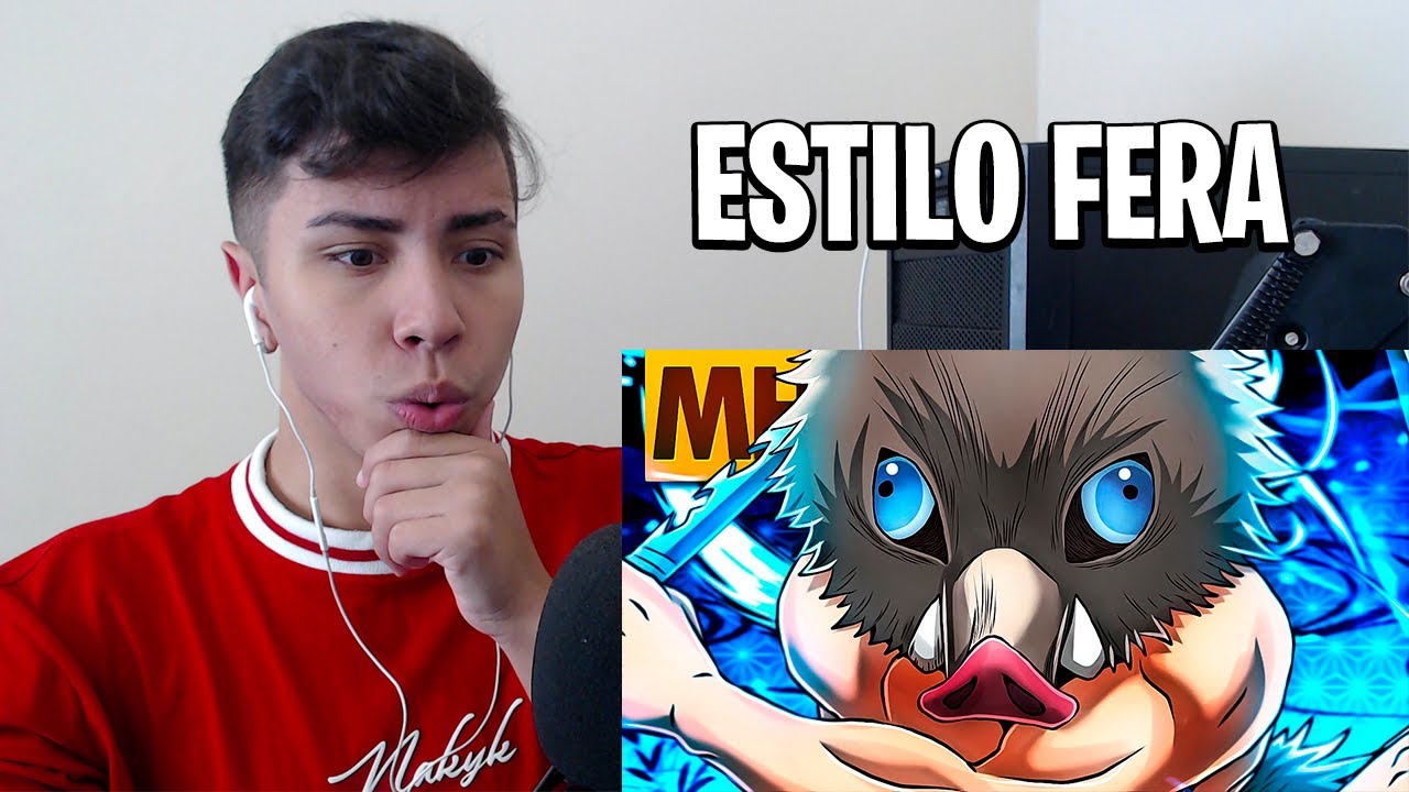 REACT Tipo Inosuke Hashibira 🐗 (Kimetsu no Yaiba) | Style Trap | Prod. Sidney Scaccio | MHRAP