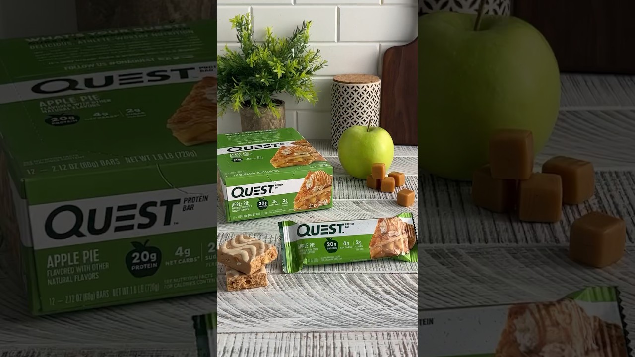 APPLE PIE QUEST BAR IS HERE! 💪🍏🥧😋