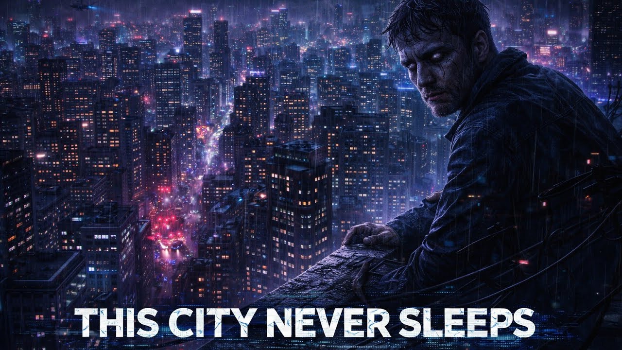 NEVER SLEEPS — Heavy Metal Song About Insomnia, Urban Madness & Mental Collapse