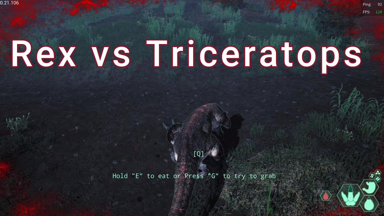 [The Isle] [RG] Rex vs Triceratops (hordetesting)