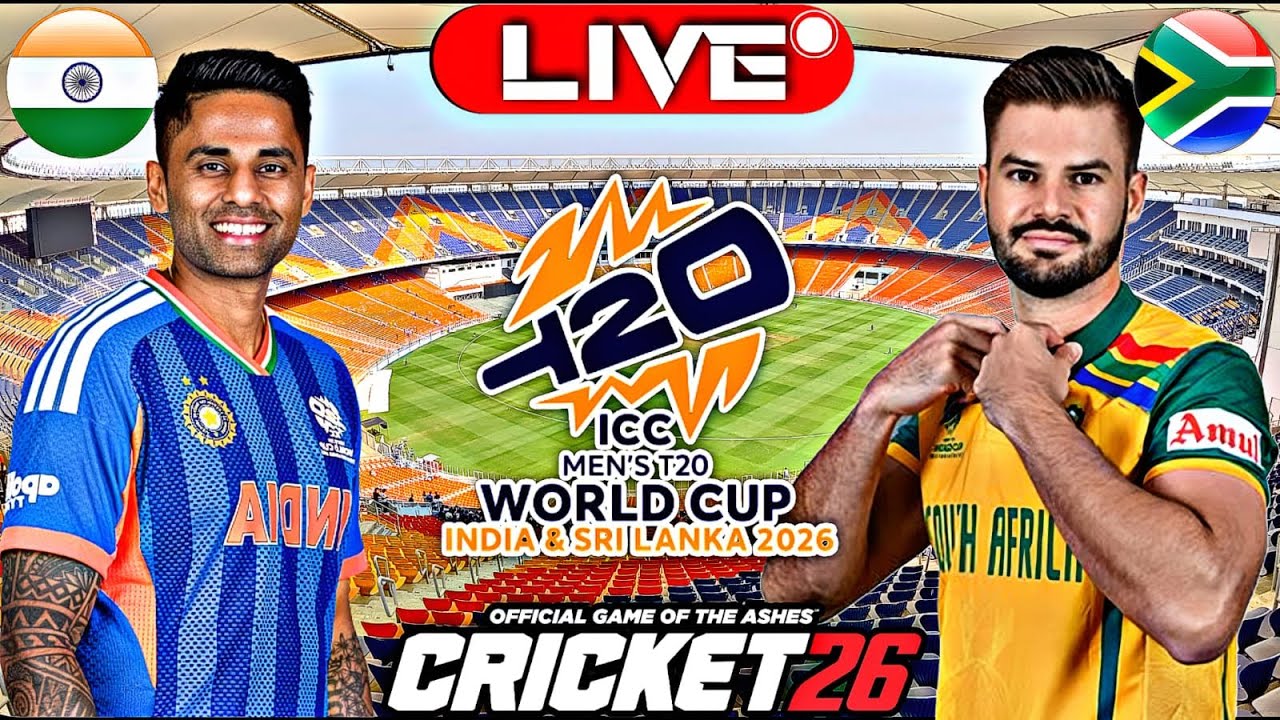 INDIA vs SOUTH AFRICA | ICC T20 World Cup 2026 Match | Cricket 26 Live | Sahilgamers