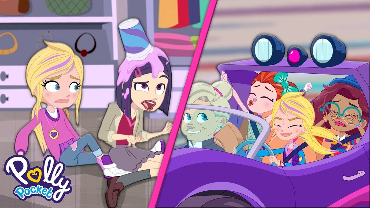 Polly Learns to Drive a Flying Sports Car?! | 3 FULL EPISODES | 1 Hour of Cartoons