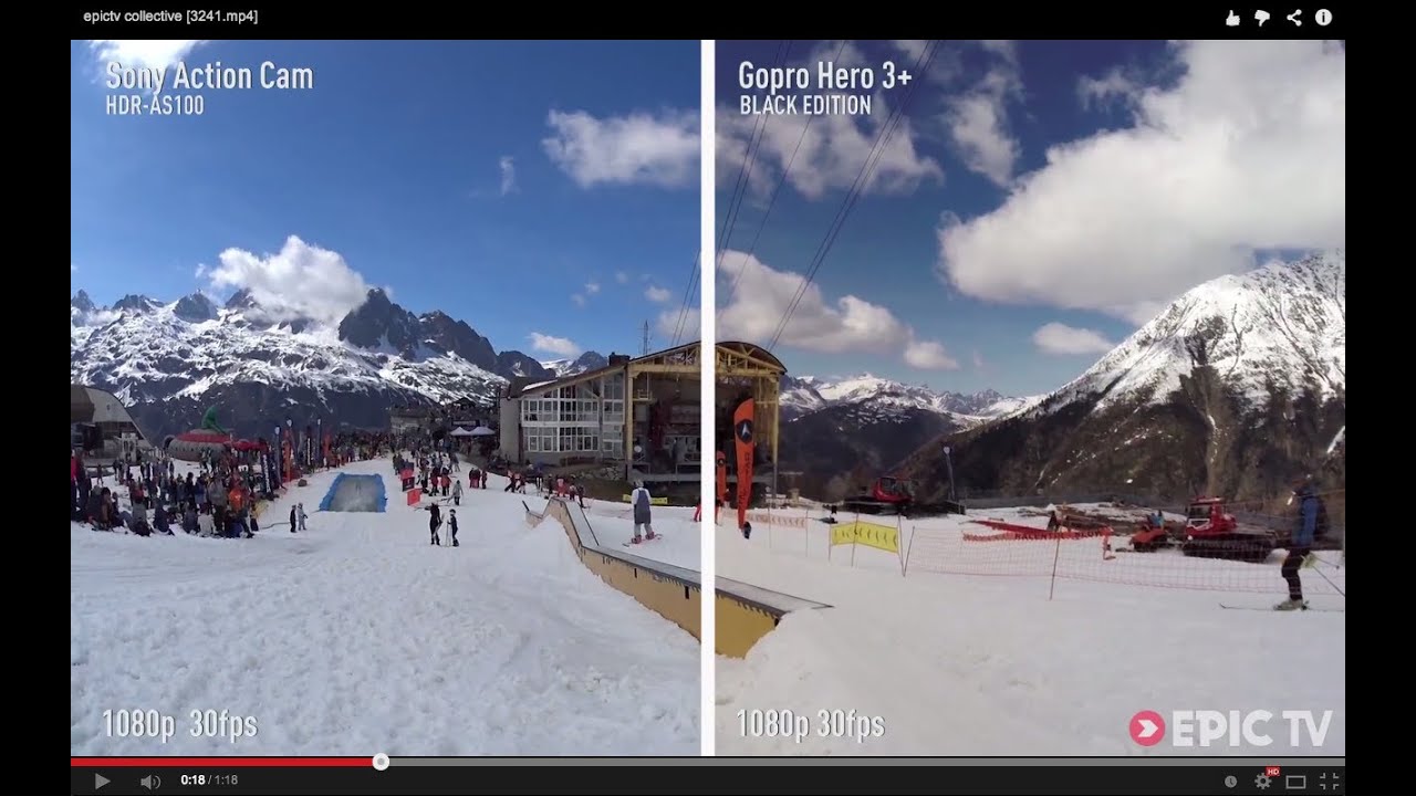 Sony Action Cam HDR-AS100 VS GoPro Hero3+ Black Edition Review | EpicTV Gear Geek