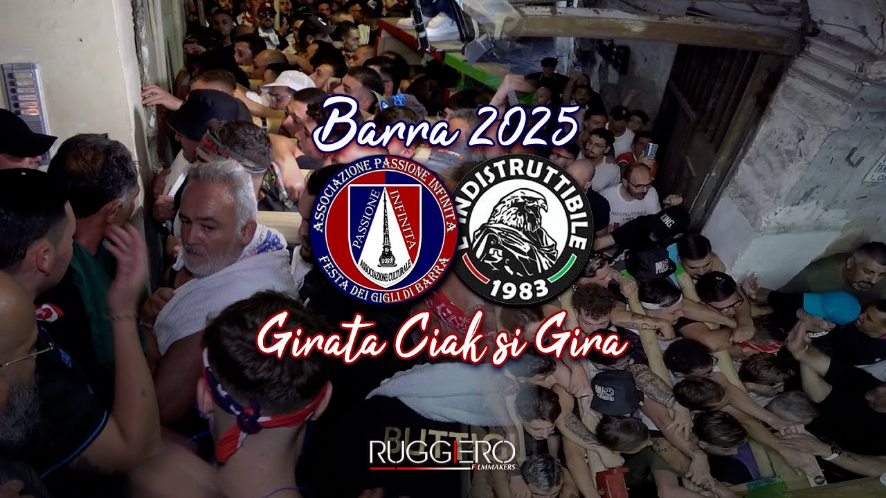 BARRA 2025 - GIRATA CIAK SI GIRA (SOLO CON LE VARRE) - ASS. PASSIONE INFINITA - INDISTRUTTIBILE ❤️ 💚