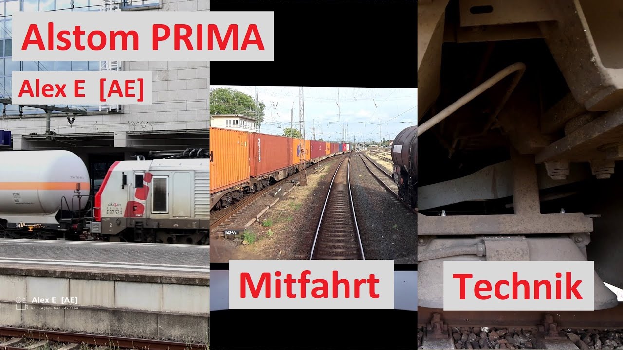 Alstom PRIMA I - Technik und Mitfahrt mit 1800t  |  Alex E