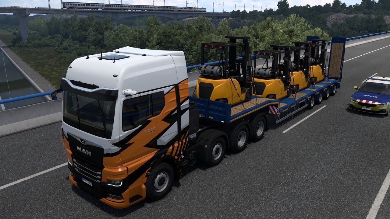 ETS2 1.57 - Эпизод 102 - Путешествие из Торнио, Финляндия, в Сьюдад-Реаль, Испания, завершено - в...