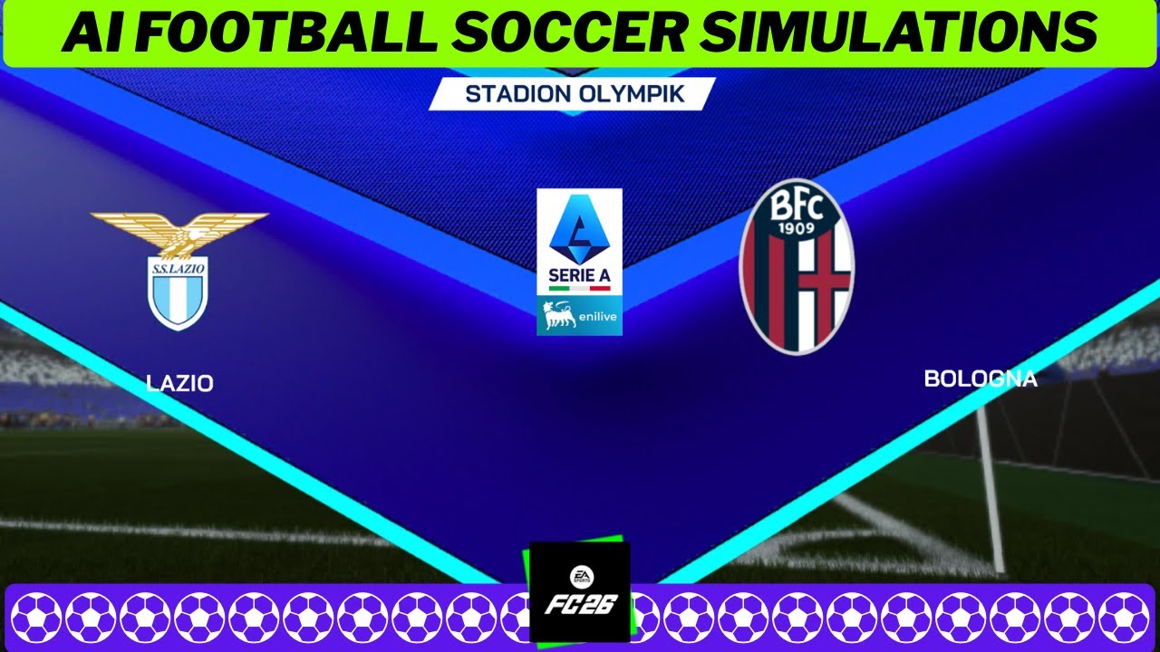 LAZIO vs BOLOGNA ⚽ Serie A 2025/26, тур 14 🟩 EA FC 26 Simulation