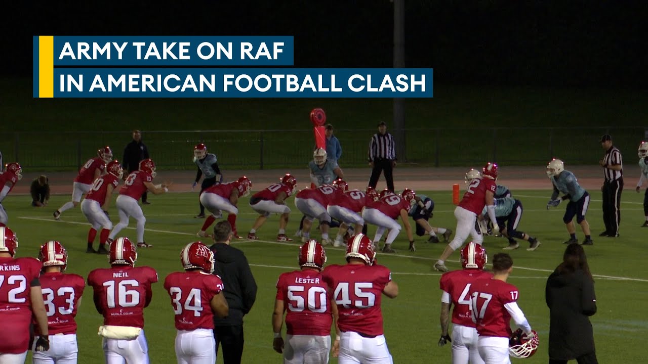 British Army Jackals take Inter Services American football title race to the wire with RAF win
