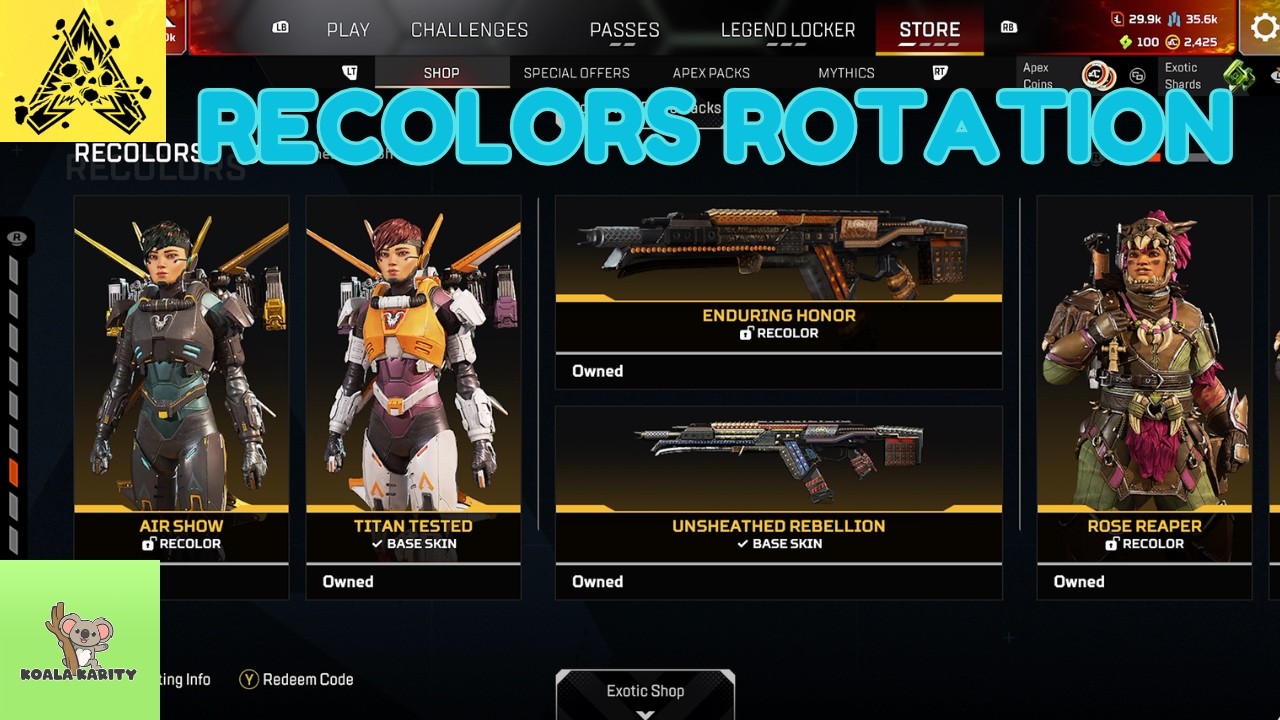 Full Review of Recolors Rotation (28Apr26), S28 Store Update. [Apex Legends - Apr.26]