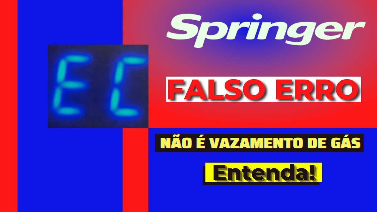 Erro EC Springer nem sempre é o que parece | Como resolver CÓDIGO de ERRO EC.
