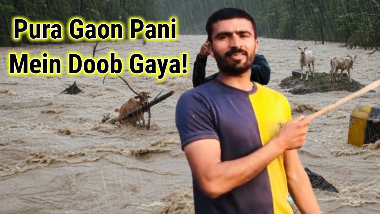 Pura Gaon Pani Mein Doob Gaya! 😱 PURA GAON DOOB GAYA 😱