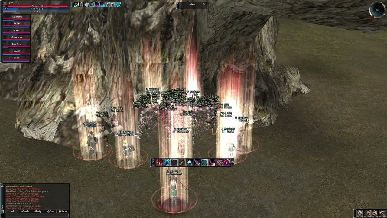 L2 Elmorelab x1 C2 ---- Ancient Battleground Aoe Farm -- 58 lvl Overlord