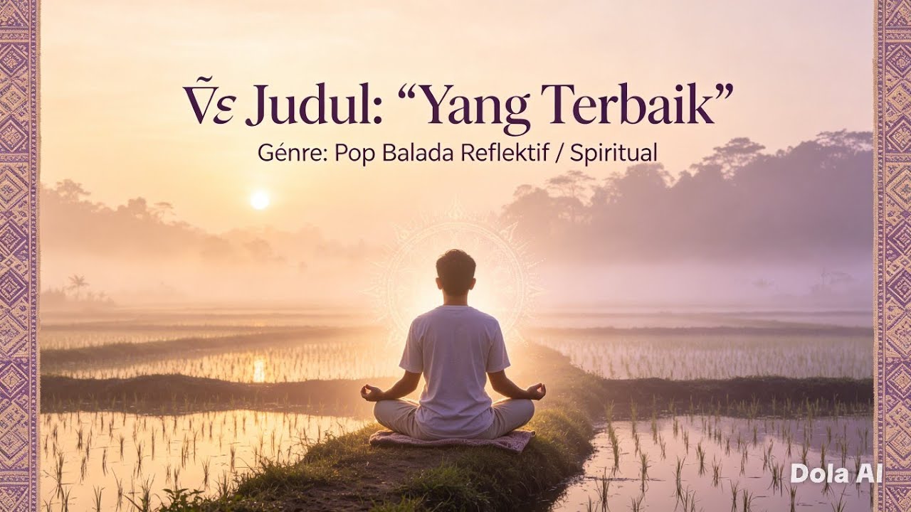 🎵 Judul: Yang Terbaik / Genre: Pop Balada Reflektif / Spiritual