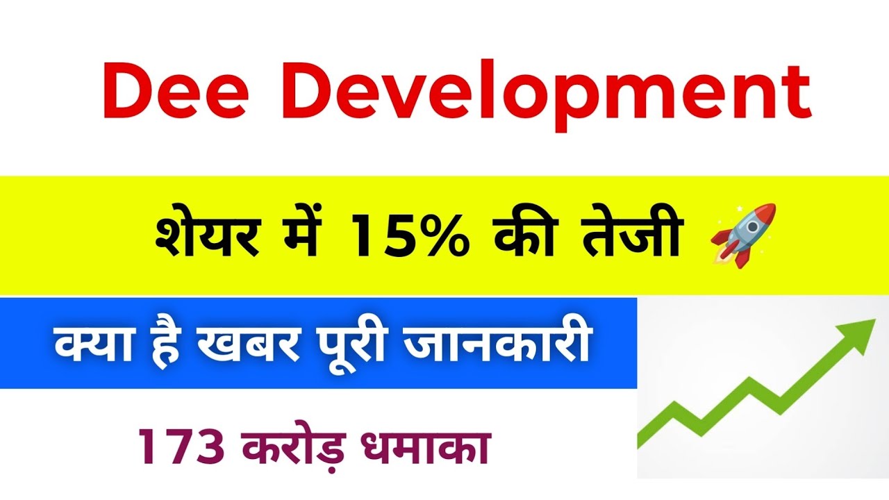 Dee Development Share Latest News | Dee Development Engineers Share | Dee Development Share