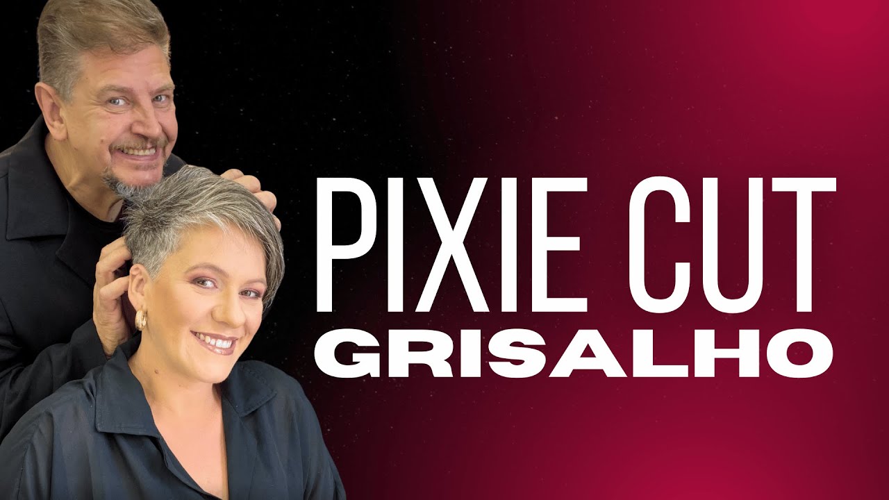 CORTE CURTO GRISALHO PARA MULHERES ✂️ | PIXIE CUT CABELO GRISALHO ✨ | CABELO BRANCO FEMININO 🤩