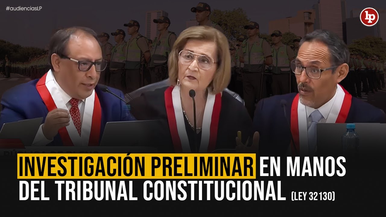 TC: proceso de inconstitucionalidad contra la Ley 32130
