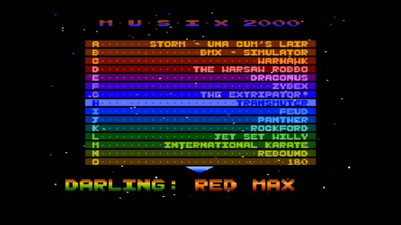 Musix 2000 (demo) for the Atari 8-bit family
