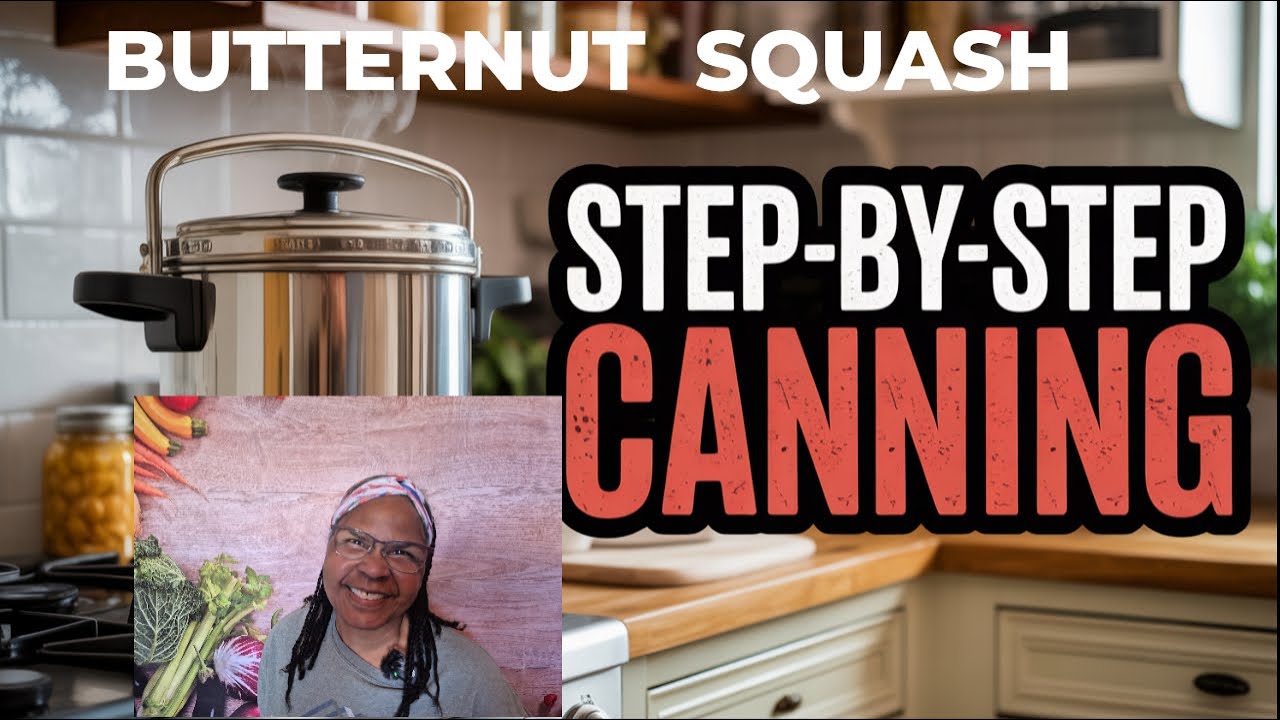 It is so much BETTER done this way! Pressure Canning Butternut Squash!