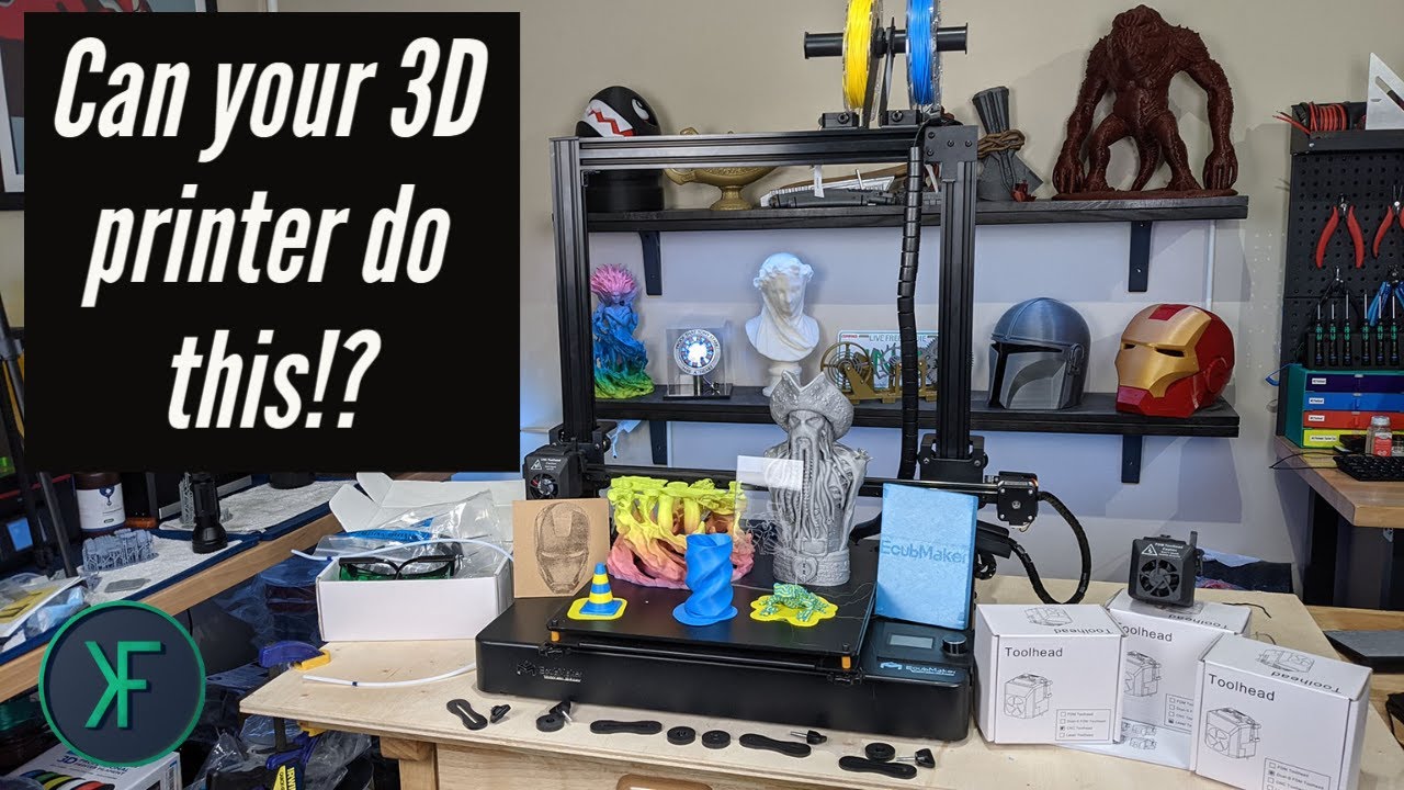 EcubMaker TOYDIY2 4-in-1 3D Printer Review