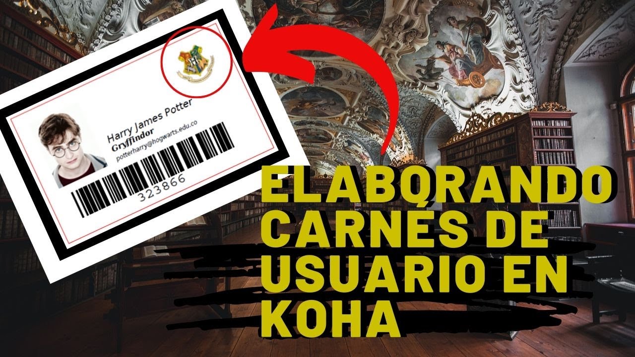 Elaboración de carnés de usuarios con Koha