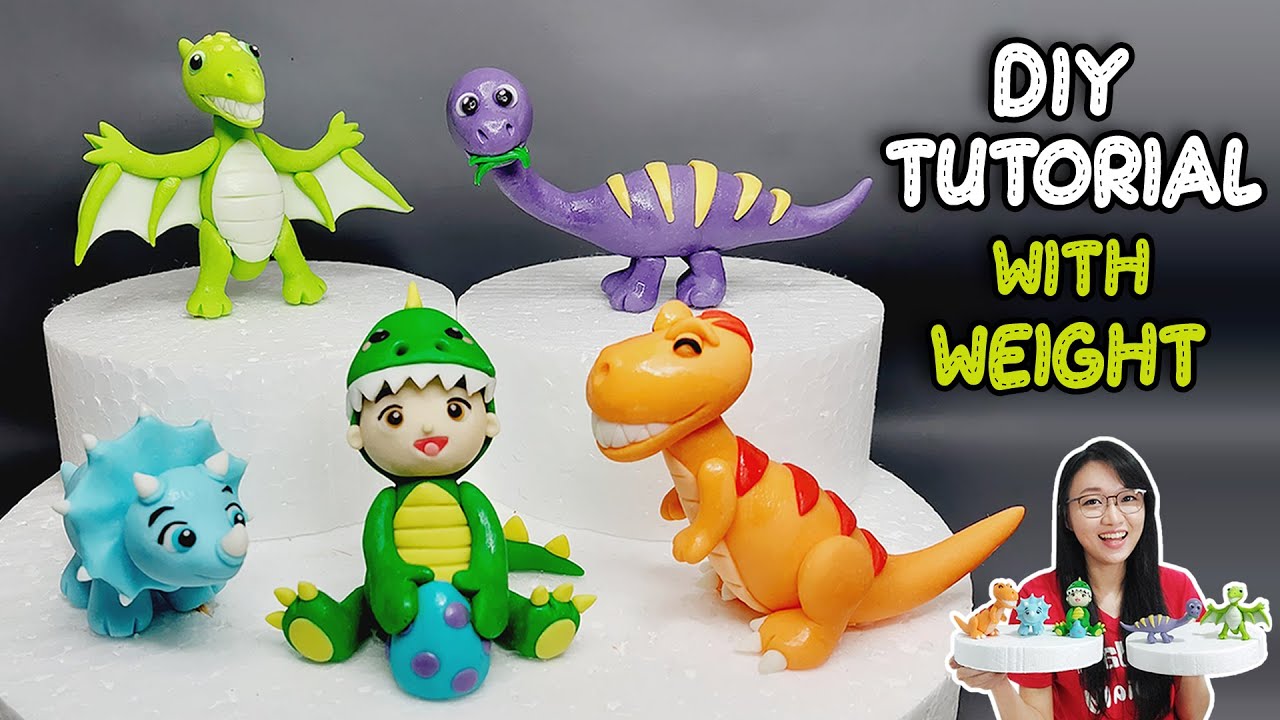 Dinosaur Cake Topper Tutorial | Dinosaurs Birthday Cake | Dinosaur Cake | Dino Cake | Dinosaurs Cake