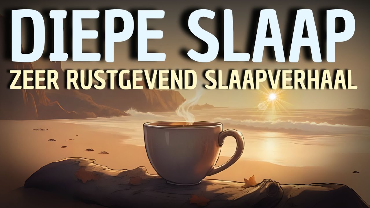 Geen slaap? Kom tot rust 🌊 Slaapverhaal Volwassenen | Herfstkoffie aan Zee