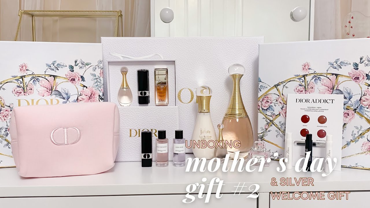 DIOR BEAUTY MOTHER’S DAY GIFT SET 2023 | 1 PURCHASE + 10 COMPLIMENTARY | SILVER WELCOME GIFT | APRIL