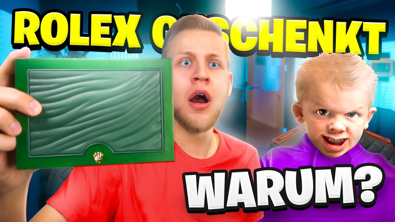 Marlon kauft mir 15000€ ROLEX 😱 wegen Minecraft