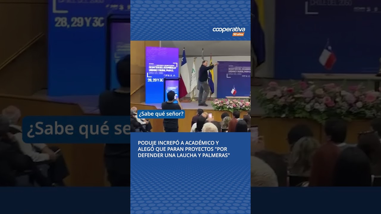 Iv&aacute;n Poduje increp&oacute; a acad&eacute;mico y aleg&oacute; que paralizan proyectos 