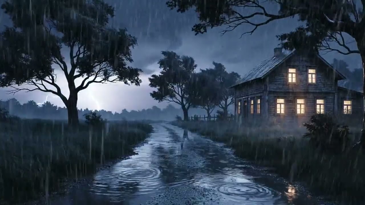 Cinematic Rain Sounds 🌧️🎬 | Relaxing Storm Ambience for Sleep & Calm
