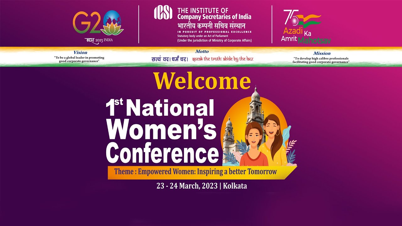 ICSI | Inaugaration of 1st National Women's Conference | 23-24 Mar 23
