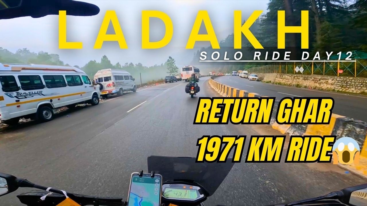 MUMBAI TO LADAKH | Manali to Mathura Ride 660 Km | DAY 12 | Xpulse 200 | Ladakh Ride 2024