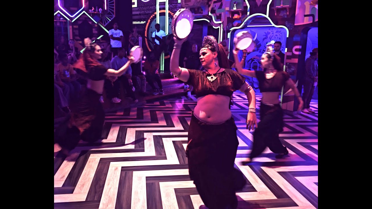 Zaara Belly Dance performs for the Meow Wolf Phenomenomaly: Axari