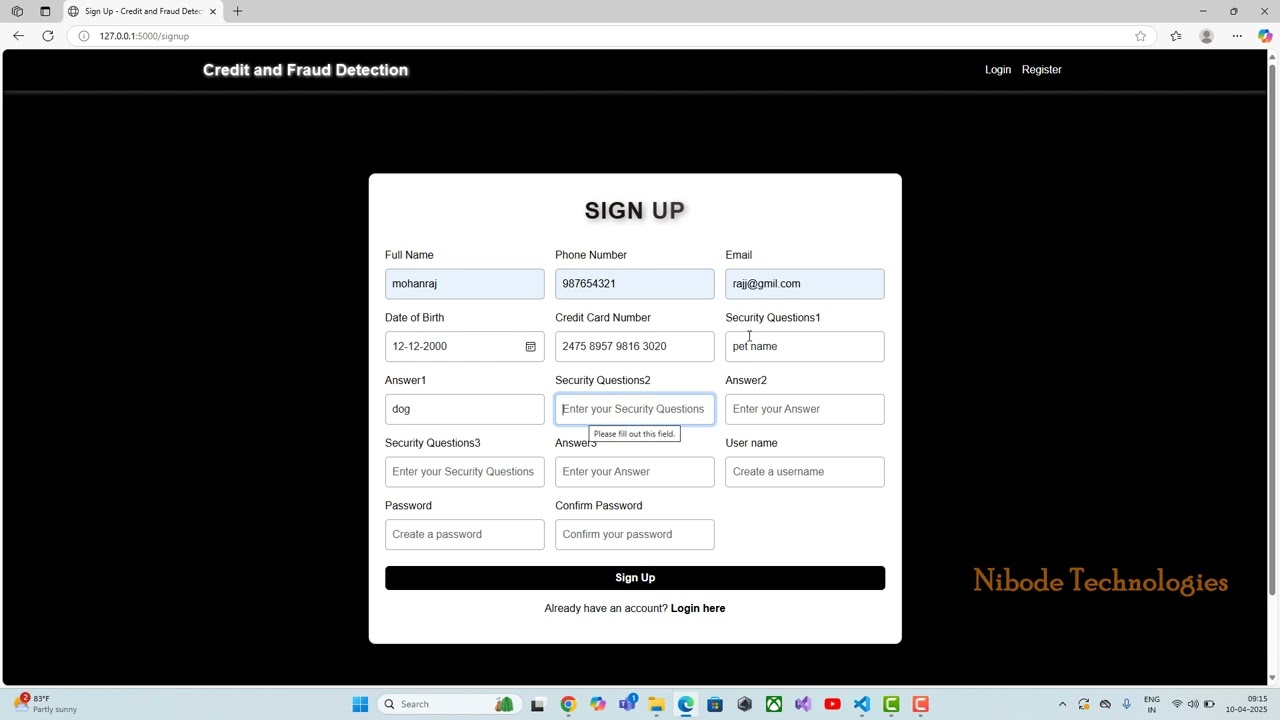 ONLINE TRANSACTION FRAUD DETECTION SYSTEM - Credit card fraud detection