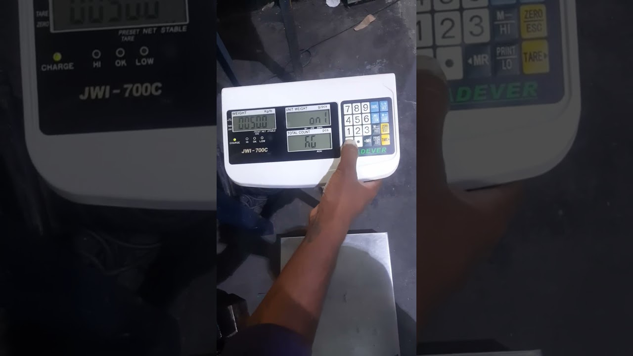 Jadever JWI 700c calibration