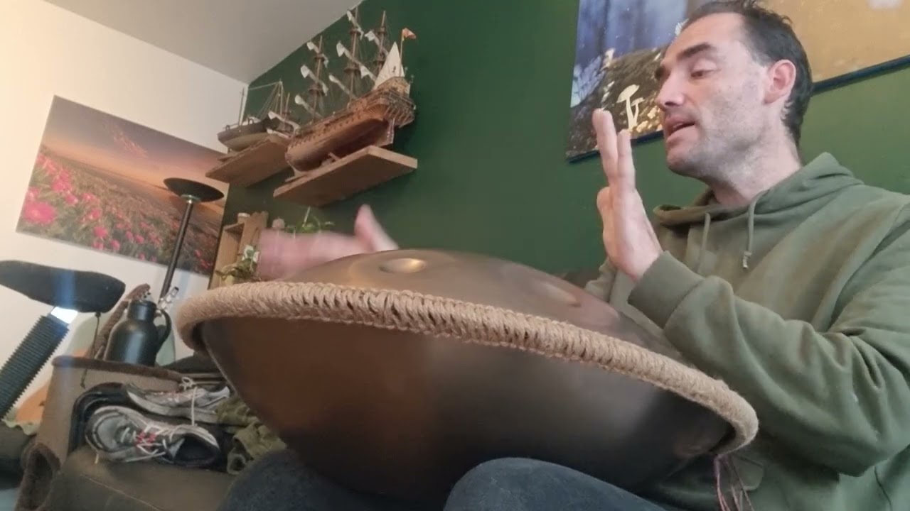 Clocks coldplay HANDPAN improvisation  cover