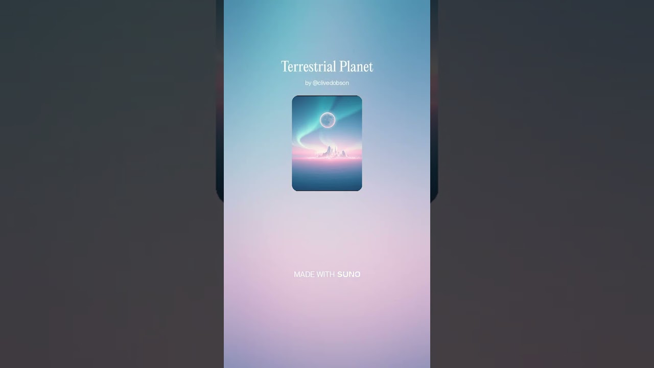 Terrestrial Planet, Blue Habitat - Instrumental #AI​ #Song​ by #Suno​ #music​ #newmusic​