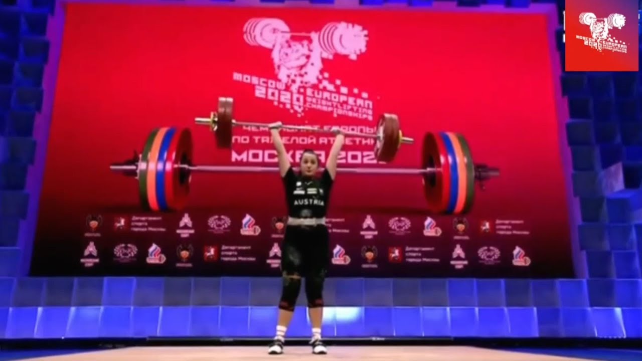 EM Gewichtheben Moskau 2021 - Sarah Fischer
