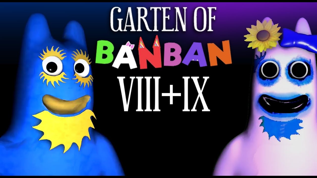 Garten Of Banban 8 + 9 — ПОЛНОЕ ПРОХОЖДЕНИЕ ИГРЫ — БЕЗ СМЕРТЕЙ (4K60FPS)