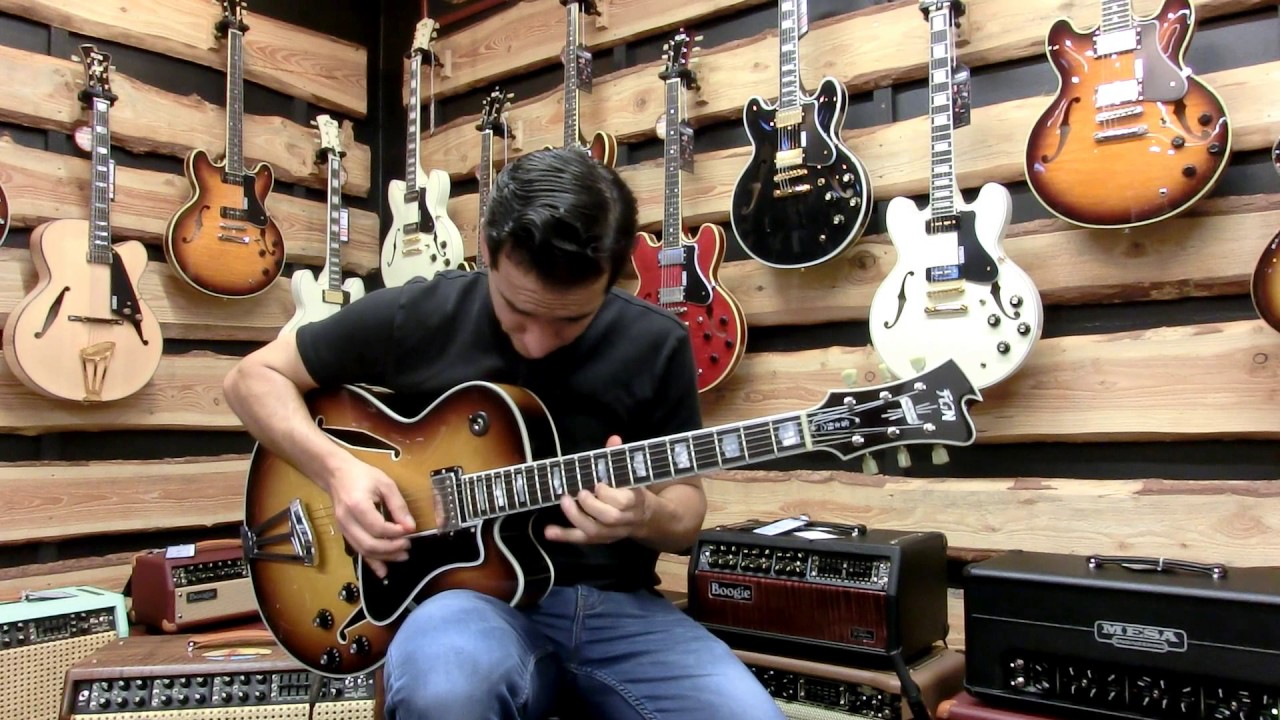 FGN Guitars Masterfield Jazz in Jazz Burst von Rockland Music