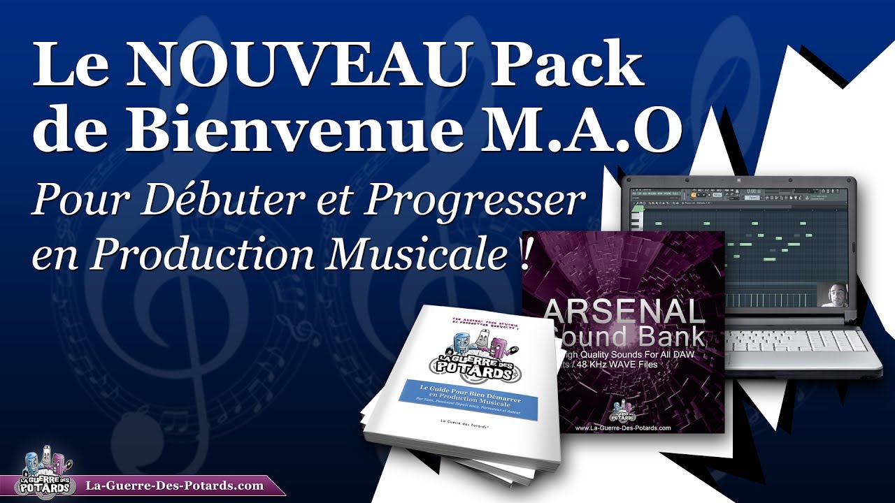 Le NOUVEAU Pack de Bienvenue M.A.O. Pour Débuter et Progresser en Production Musicale