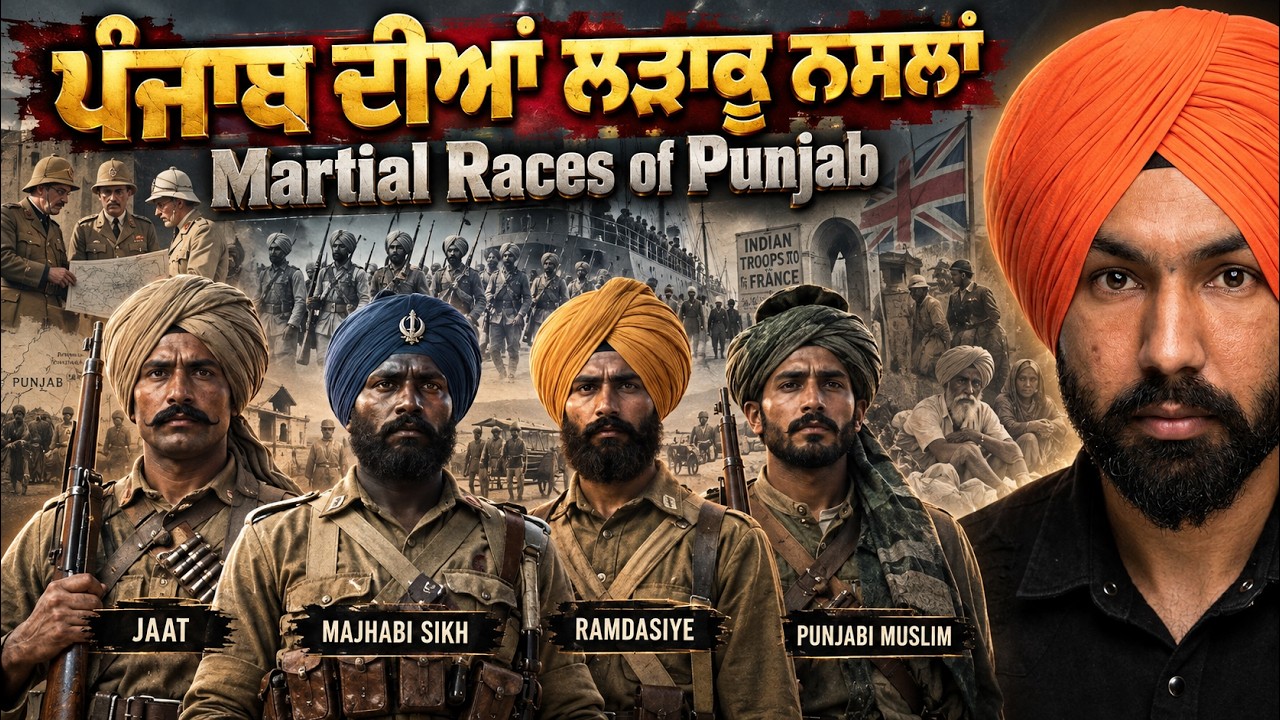 Martial Races of Punjab | Why Punjabi are so strong | Punjab History in Punjabi |Punjabi Documentary