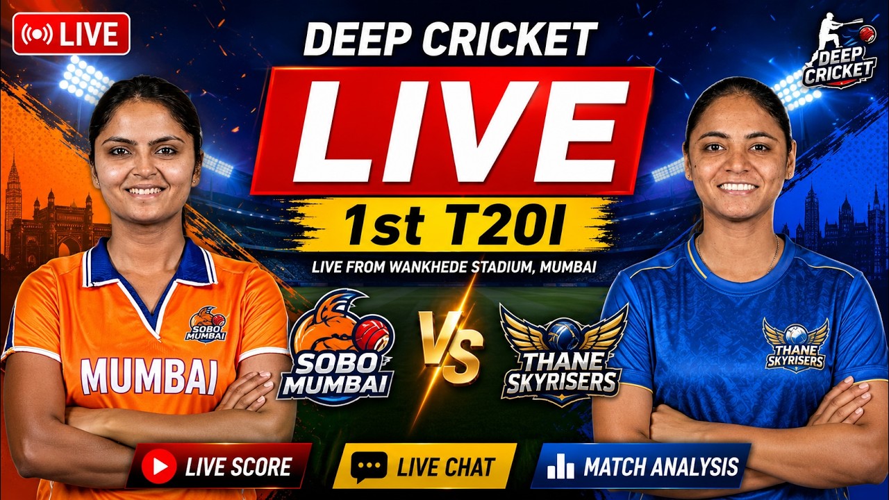 SoBo Mumbai Falcons W vs Thane Skyrisers W | SMFW vs TSW | 1st Match of Women Mumbai T20 League 2026