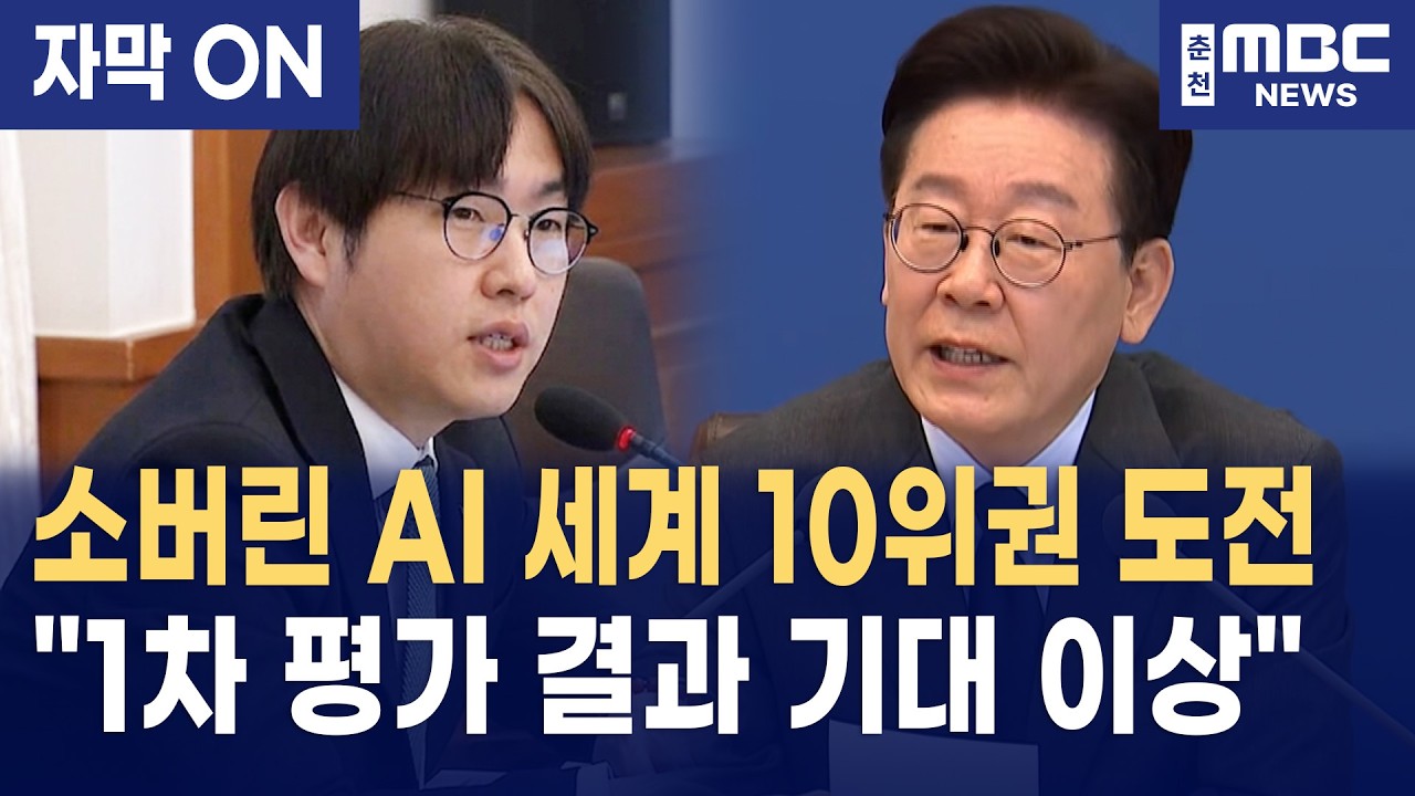 [자막] 이재명 대통령, 소버린 AI 개발 현황 및 전 국민 배포 계획 점검 (국무회의)